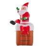 Outdoor Christmas Decorations Airblown 4.99 Ft. Animated Inflatable Santa Climbing From Chimney 2 Outdoor Christmas Decorations Airblown 4.99 Ft. Animated Inflatable Santa Climbing From Chimney -Christmas Lights Sales airblown christmas inflatables 110087 64 1000