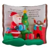 Outdoor Christmas Decorations Airblown 6.56 Ft. Inflatable Santa In Story Book Scene -Christmas Lights Sales airblown christmas inflatables 114865 64 1000
