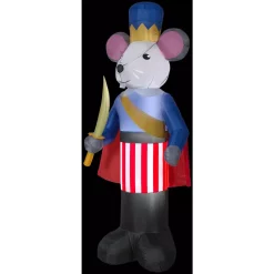Outdoor Christmas Decorations Airblown 7 Ft. Inflatable Christmas Airblown Nutcracker Mouse King