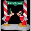 Outdoor Christmas Decorations Airblown 5.5 Ft. Inflatable Christmas Airblown Mickey And Minnie Kissing Under Mistletoe Disney 2 Outdoor Christmas Decorations Airblown 5.5 Ft. Inflatable Christmas Airblown Mickey And Minnie Kissing Under Mistletoe Disney -Christmas Lights Sales airblown christmas inflatables g 114387 64 1000