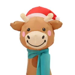 Outdoor Christmas Decorations Airblown 12 Ft. W Inflatable Pre-Lit Plush Santa In Circus Train -Christmas Lights Sales airblown christmas inflatables g 14946 40 1000