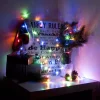 Christmas Lights ALEKO 34 Ft. 100-Light LED Multi-Color Flush Light Electric Powered Extendable Christmas Holiday Light (Lot Of 2) -Christmas Lights Sales aleko christmas novelty lights 2el100ledwcrgb hd 64 1000