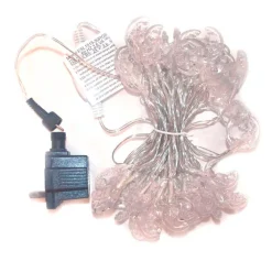 Christmas Lights ALEKO 19.5 Ft. 50-Light LED White Electric Powered String Lights (Lot Of 2) -Christmas Lights Sales aleko christmas novelty lights 2el50ledmoonwh hd 4f 1000