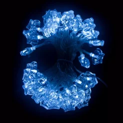 Christmas Lights ALEKO 19.5 Ft. 50-Light LED White Electric Powered String Lights