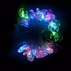 Christmas Lights ALEKO 19.5 Ft. 50-Light LED Multicolor Electric Powered String Lights
