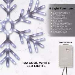 Christmas Lights Alpine Corporation 24 In. Tall Hanging Snowflake With LED Lights 14 Christmas Lights Alpine Corporation 24 In. Tall Hanging Snowflake With LED Lights -Christmas Lights Sales alpine corporation christmas novelty lights cad110wt 1d 1000