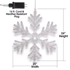 Christmas Lights Alpine Corporation 24 In. Tall Hanging Snowflake With LED Lights 12 Christmas Lights Alpine Corporation 24 In. Tall Hanging Snowflake With LED Lights -Christmas Lights Sales alpine corporation christmas novelty lights cad110wt 40 1000