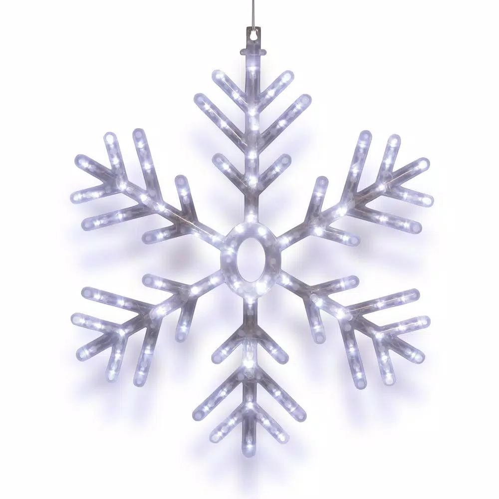 Christmas Lights Alpine Corporation 24 In. Tall Hanging Snowflake With LED Lights 3 Christmas Lights Alpine Corporation 24 In. Tall Hanging Snowflake With LED Lights