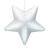 Christmas Tree Decorations Alpine Corporation 19 In. Tall Christmas 3D Hanging Star Ornament Decoration With LED Lights