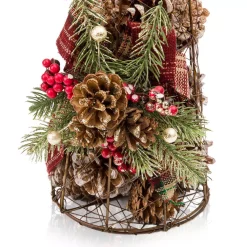 Christmas Tree Decorations Alpine Corporation 20 In. Tall Rustic Pinecone Christmas Tree Decor -Christmas Lights Sales alpine corporation christmas ornaments cim304hh l 1f 1000