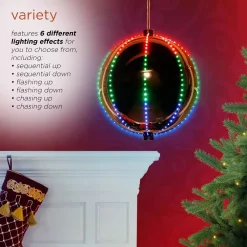 Christmas Tree Decorations Alpine Corporation 13 In. Tall Multi-Color LED Lights Alpine Hanging Christmas Ball Ornament, Silver 18 Christmas Tree Decorations Alpine Corporation 13 In. Tall Multi-Color LED Lights Alpine Hanging Christmas Ball Ornament, Silver -Christmas Lights Sales alpine corporation christmas ornaments cor124l sl 77 1000