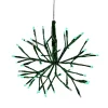 Christmas Tree Decorations Alpine Corporation 10 In. Tall Christmas Twig Snowflake Ornament With LED Lights, Green -Christmas Lights Sales alpine corporation christmas ornaments crd100s gn 64 1000