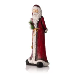 Outdoor Christmas Decorations Alpine Corporation 28 In. Christmas Tall Skinny Santa Statuary -Christmas Lights Sales alpine corporation christmas yard decorations mcc300 4f 1000