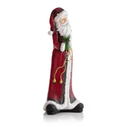 Outdoor Christmas Decorations Alpine Corporation 28 In. Christmas Tall Skinny Santa Statuary -Christmas Lights Sales alpine corporation christmas yard decorations mcc300 c3 1000