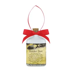 Christmas Tree Decorations Amscan 4 In. X 2 In. X 1.25 In. Christmas Reindeer Dust Ornament (2-Pack)