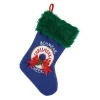 Indoor Christmas Decorations Amscan 18 In. Blue Chrismukkah Plush Fabric Stocking (2-Pieces) -Christmas Lights Sales amscan christmas stockings 8404652 64 1000