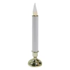 Indoor Christmas Decorations Brite Star 10 In. Warm White Flame Chatham Candle With Shiny Gold Base (Set Of 2) -Christmas Lights Sales brite star christmas candles holders 45 151 20 64 1000
