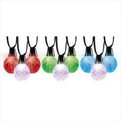 Christmas Lights Brite Star Symphony Of Lights 10-Light LED G40 Color-Changing Light Show
