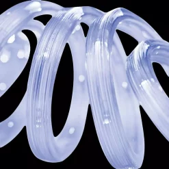 Christmas Lights Brite Star 12 Ft. 50-Light Blue LED Flat Rope Light