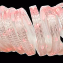 Christmas Lights Brite Star 12 Ft. 50-Light Red LED Flat Rope Light (Set Of 2)