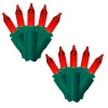 Christmas Lights Brite Star 100-Light Red Mini Lights (Box Of 2)