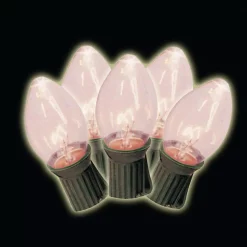 Christmas Lights Brite Star Old-Fashioned 25-Light Clear Light Set (Set Of 2)