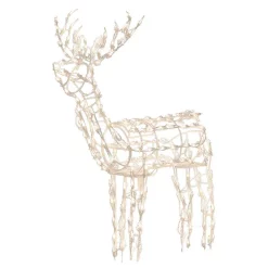 Outdoor Christmas Decorations Brite Star 48 In. 105-Light LED Standing Buck Sculpture Wireframe -Christmas Lights Sales brite star christmas yard decorations 48 092 00 c3 1000