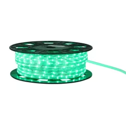 Christmas Lights CC Christmas Decor 100 Ft. 600-Light Commercial Green LED Indoor/Outdoor Christmas Linear Tape Lighting