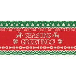 Outdoor Christmas Decorations My Door Decor 7 Ft. X 16 Ft. Nativity Scene O’ Holy Night-Christmas Garage Door Decor Mural For Double Car Garage