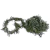 Christmas Greenery VAN ZYVERDEN 25 Ft. Live Fresh Cut Blue Ridge Mountain Fraser Fir Coil Holiday Garland -Christmas Lights Sales christmas garland 87550 64 1000