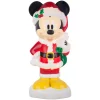Christmas Lights Gemmy 2 Ft. Tall White Lighted Christmas Outdoor Decor-Mickey With Gifts-Disney
