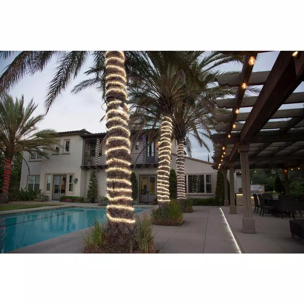 Christmas Lights DEERPORT DECOR 48 Ft. Cool White All Occasion Indoor Outdoor LED Rope Light 360Directional Shine Decoration (2-Pack, 96 Ft. Total) 7 Christmas Lights DEERPORT DECOR 48 Ft. Cool White All Occasion Indoor Outdoor LED Rope Light 360Directional Shine Decoration (2-Pack, 96 Ft. Total) - Image 5