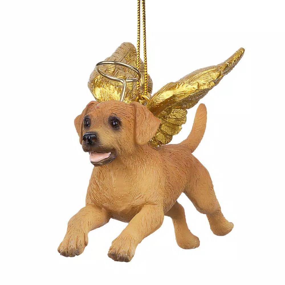 Christmas Tree Decorations Design Toscano 3 In. Honor The Pooch Golden Retriever Holiday Dog Angel Ornament 3 Christmas Tree Decorations Design Toscano 3 In. Honor The Pooch Golden Retriever Holiday Dog Angel Ornament