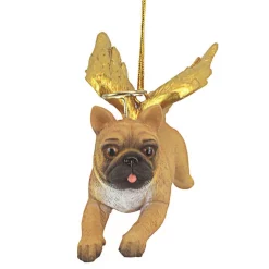 Christmas Tree Decorations Design Toscano 3 In. Honor The Pooch Pug Holiday Dog Angel Ornament -Christmas Lights Sales design toscano christmas ornaments jh170724 c3 1000