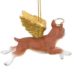 Christmas Tree Decorations Design Toscano 3 In. Honor The Pooch Boxer Holiday Dog Angel Ornament -Christmas Lights Sales design toscano christmas ornaments jh170732 44 1000