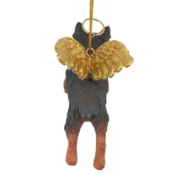 Christmas Tree Decorations Design Toscano 2.5 In. Honor The Pooch Yorkie Holiday Dog Angel Ornament -Christmas Lights Sales design toscano christmas ornaments jh170737 1f 1000