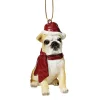 Christmas Tree Decorations Design Toscano 3.5 In. Bulldog Holiday Dog Ornament Sculpture -Christmas Lights Sales design toscano christmas ornaments jh576304 64 1000