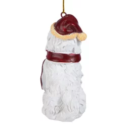 Christmas Tree Decorations Design Toscano 3.5 In. Maltese Holiday Dog Ornament Sculpture -Christmas Lights Sales design toscano christmas ornaments jh576311 44 1000