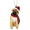 Christmas Tree Decorations Design Toscano 3.5 In. Pug Holiday Dog Ornament Sculpture -Christmas Lights Sales design toscano christmas ornaments jh576315 64 1000