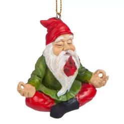 Christmas Tree Decorations Design Toscano 2.5 In. Zen Gnome Holiday Ornament (3-Piece) -Christmas Lights Sales design toscano christmas ornaments qm917010 c3 1000