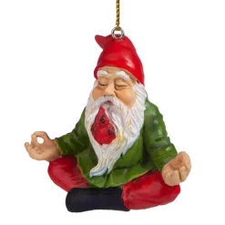 Christmas Tree Decorations Design Toscano 2.5 In. Zen Gnome Holiday Ornament (3-Piece) -Christmas Lights Sales design toscano christmas ornaments qm917010 fa 1000