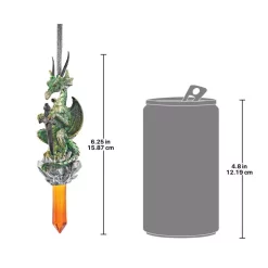 Christmas Tree Decorations Design Toscano 6.25 In. Cicles, The Gothic Dragon Collectible Holiday Ornament -Christmas Lights Sales design toscano christmas ornaments qs292912 4f 1000