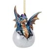 Christmas Tree Decorations Design Toscano 3.5 In. Hard Boiled Dragon Hatchling Holiday Ornament -Christmas Lights Sales design toscano christmas ornaments qs294042 64 1000