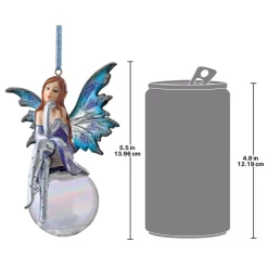 Christmas Tree Decorations Design Toscano 5.5 In. The Snow Fairy Goddess Holiday Ornament -Christmas Lights Sales design toscano christmas ornaments qs32760 fa 1000