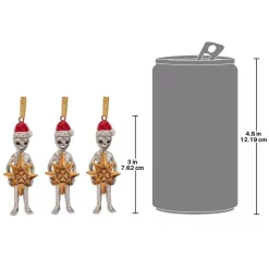 Christmas Tree Decorations Design Toscano 3 In. Wiseman Star Christmas Alien Holiday Ornament (3-Piece) -Christmas Lights Sales design toscano christmas ornaments qs329057 fa 1000