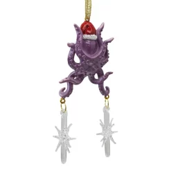 Christmas Tree Decorations Design Toscano 5.5 In. Tenacious Tentacles Octopus Holiday Ornament -Christmas Lights Sales design toscano christmas ornaments qs4040 4f 1000