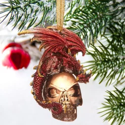 Christmas Tree Decorations Design Toscano 3 In. The Black Coal Dragon 2016 Holiday Ornament -Christmas Lights Sales design toscano christmas ornaments qs93847 1f 1000