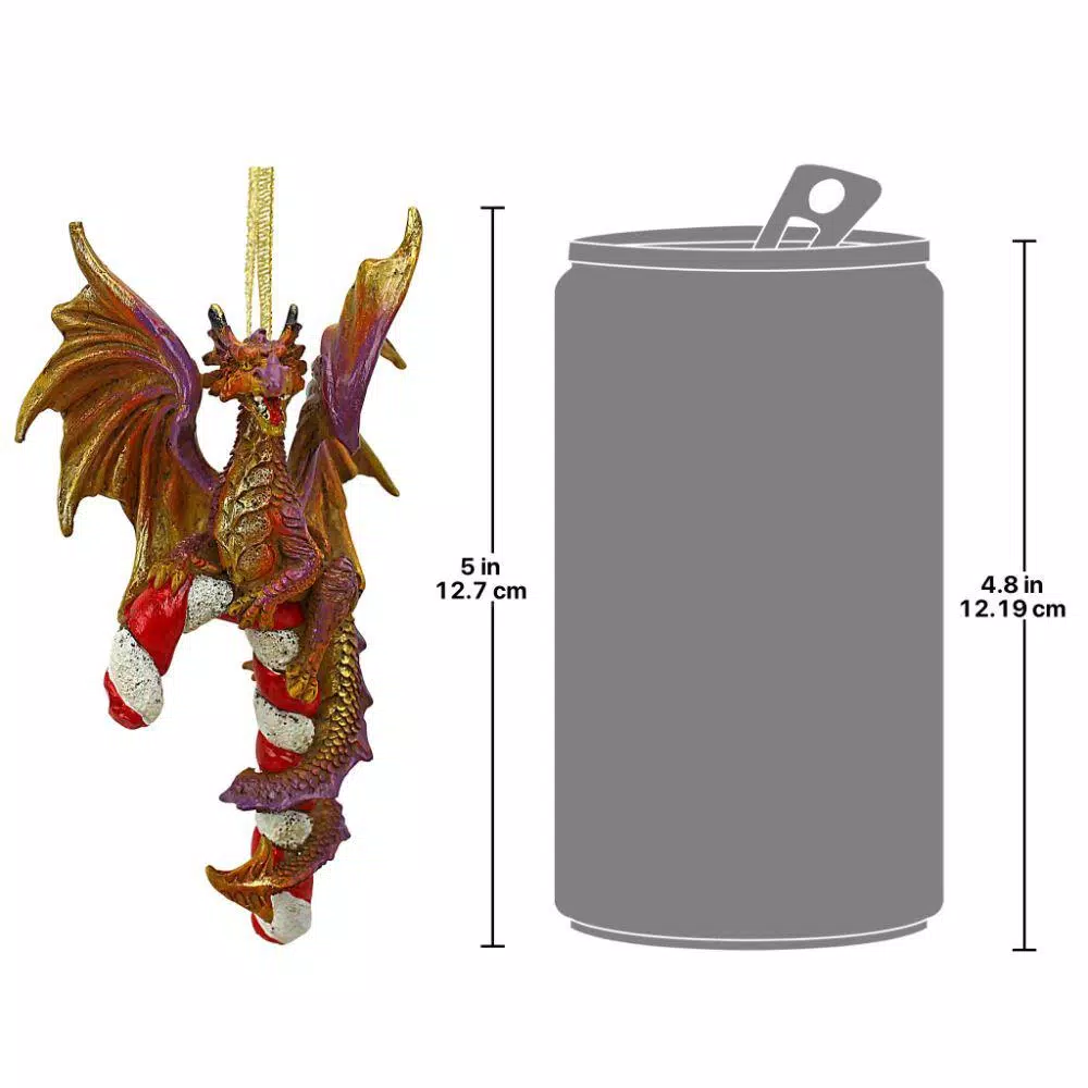 Christmas Tree Decorations Design Toscano 5 In. Cane And Abel The Dragon 2017 Holiday Ornament 9 Christmas Tree Decorations Design Toscano 5 In. Cane And Abel The Dragon 2017 Holiday Ornament - Image 7