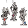 Christmas Tree Decorations Design Toscano 4 In. Three Dragons Of The Amesbury Holiday Gemstone Ornament Set (3-Piece) -Christmas Lights Sales design toscano christmas ornaments qs989557 64 1000