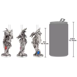 Christmas Tree Decorations Design Toscano 4 In. Three Dragons Of The Amesbury Holiday Gemstone Ornament Set (3-Piece) -Christmas Lights Sales design toscano christmas ornaments qs989557 76 1000